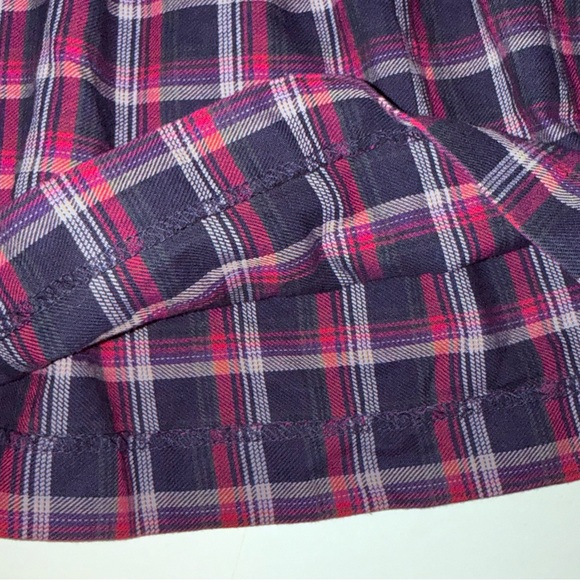 Vintage 80’s Palmettos Cotton Plaid Mini Skirt Juniors Sz 13 Tartan Retro Talon - Picture 4 of 12